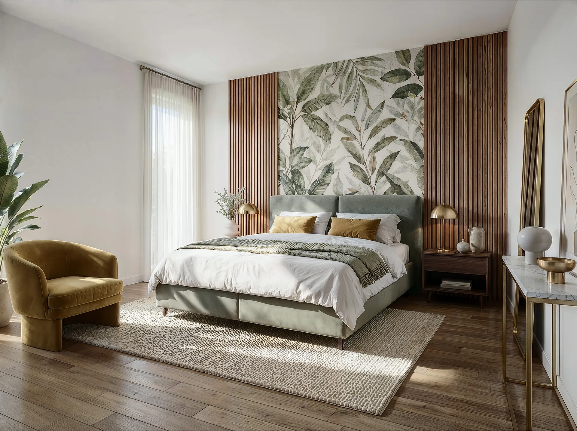 Zona notte con parquet Residenze Veneto Piove di Sacco